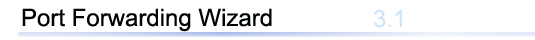 Port Forwarding Wizard header