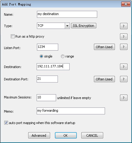 free port forwarding wizard