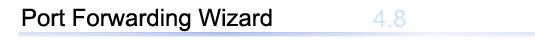 Port Forwarding Wizard header